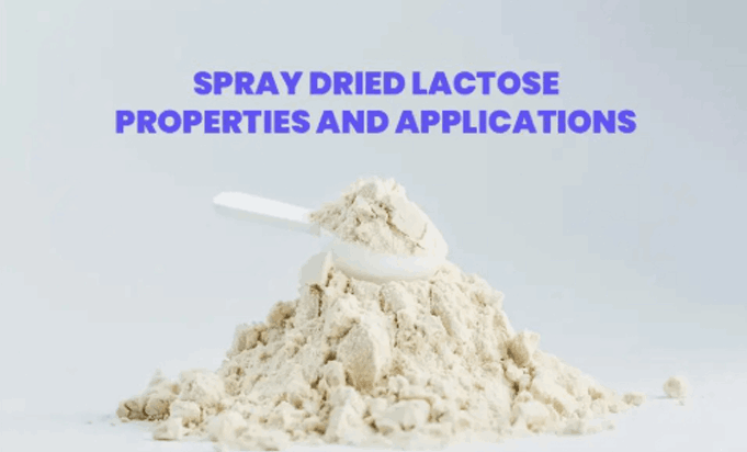 Spray Dried Lactose powder Properties and applications