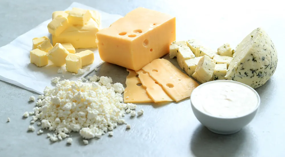 Role of cellulose in dairy and cheese processing