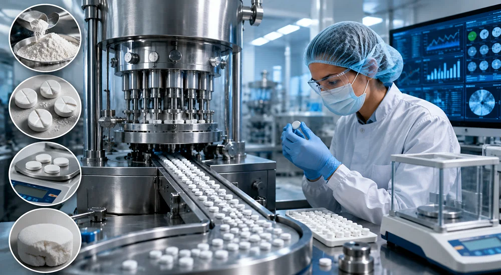 tablet manufacturing challenges in pharmaceutical production