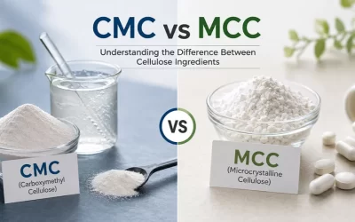 CMC vs MCC: What’s the Difference Between Carboxymethyl Cellulose and Microcrystalline Cellulose?